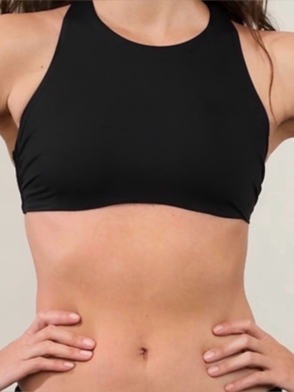 Athleta High Neck swim top